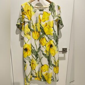 Cleo Yellow Floral Dress